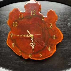 Live Edge Wood Wall Clock